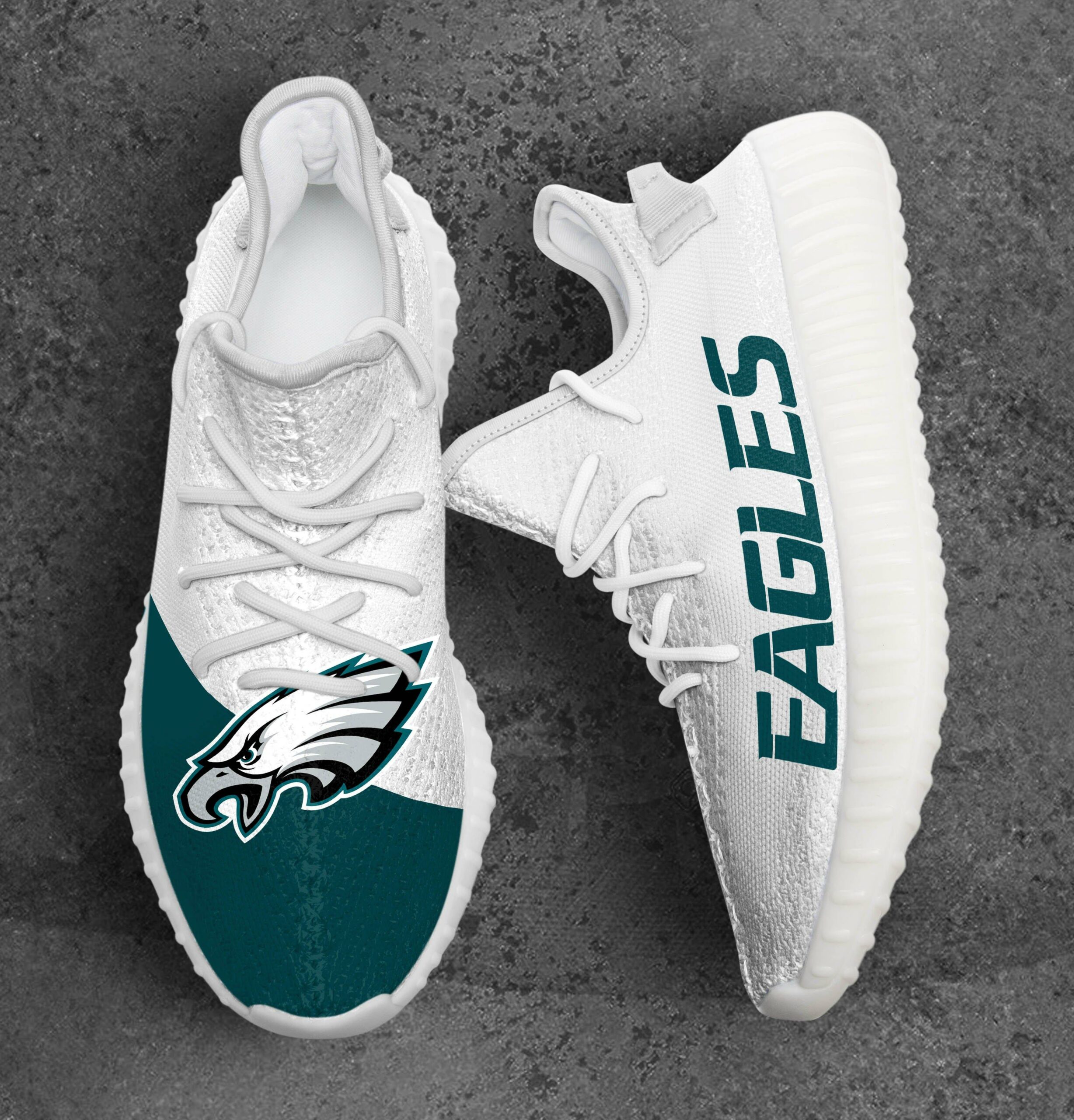 Philadelphia Eagles Custom Shoes Yeezy Boost 350v2 N463 