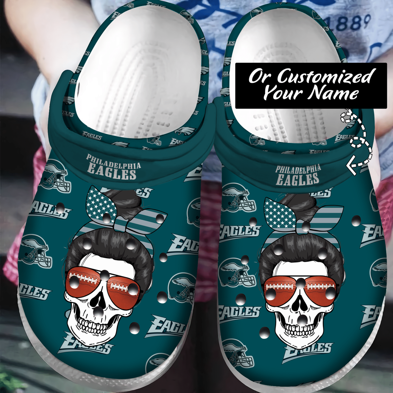 Philadelphia Eagles Crocs Personalized National Football Crocs – P ...