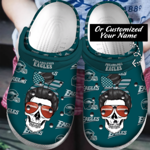 Football Personalized 49ers Ripped Flag Clog Crocs Shoes - 365crocs