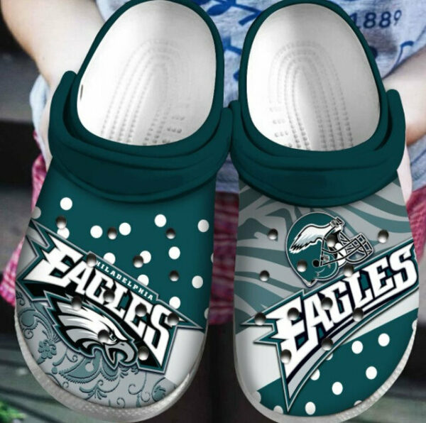 Philadelphia Eagles Crocs Design For Big Fans