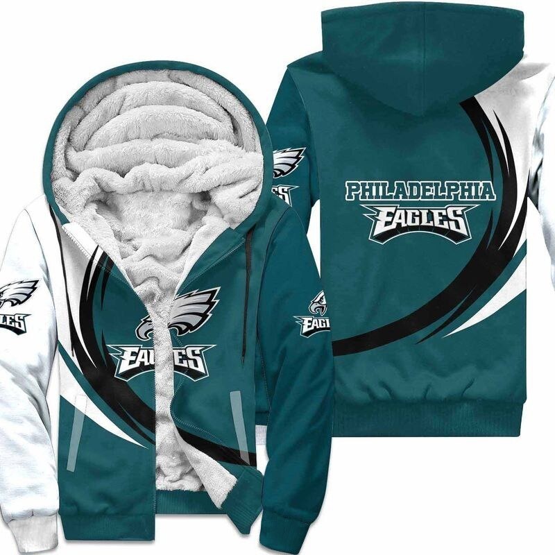Philadelphia Eagles Fleece Jacket For Hot Fans - eaglesfanhome.com
