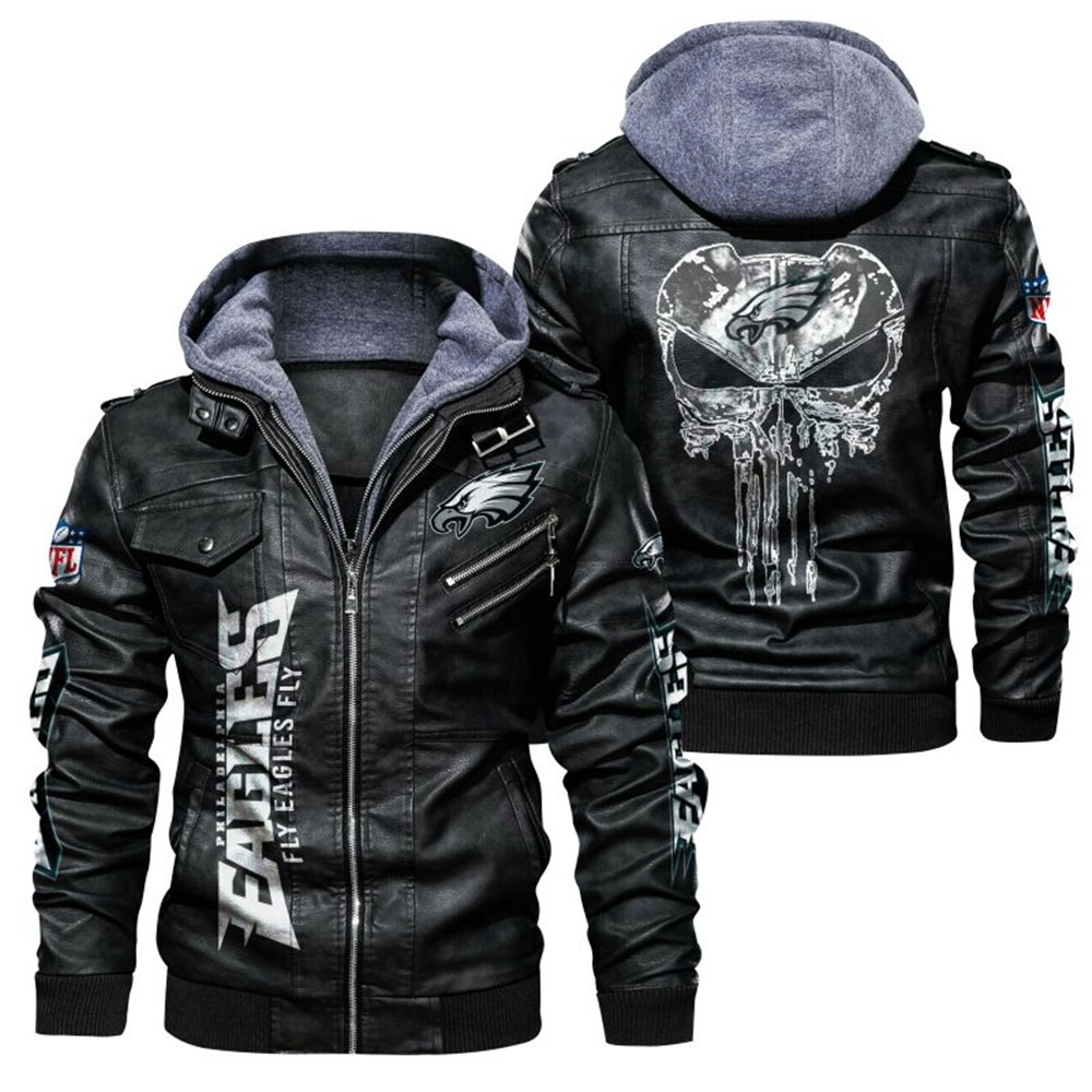 Philadelphia Eagles Leather Jacket Best Gift For Fans - eaglesfanhome.com